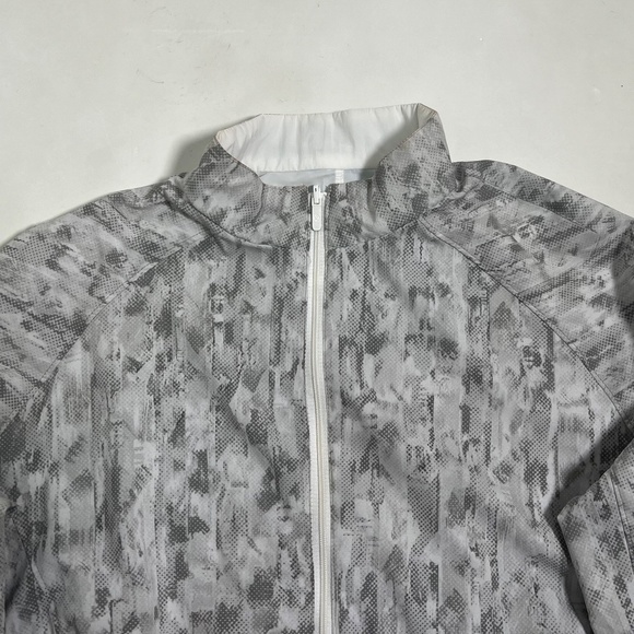 Lululemon Women's Bombs Away Jacket White / City Breeze White Multi Size 6 - Picture 8 of 12